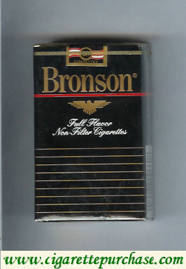 Bronson Full Flavor Non-Filter cigarettes